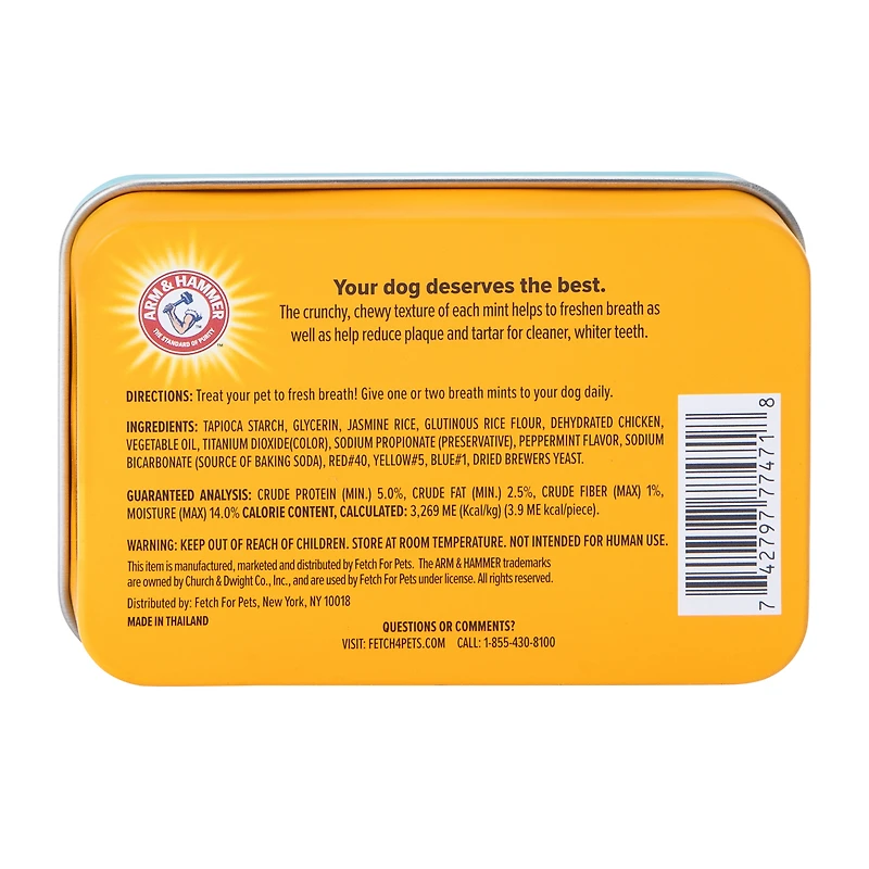 Arm & Hammer™ Fresh Breath Dental Mints For Dogs 1.7oz