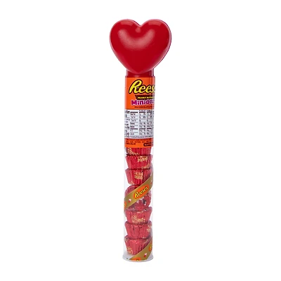 Valentine’s Reese's Peanut Butter Cup Miniatures Candy Heart Cane 2.17oz