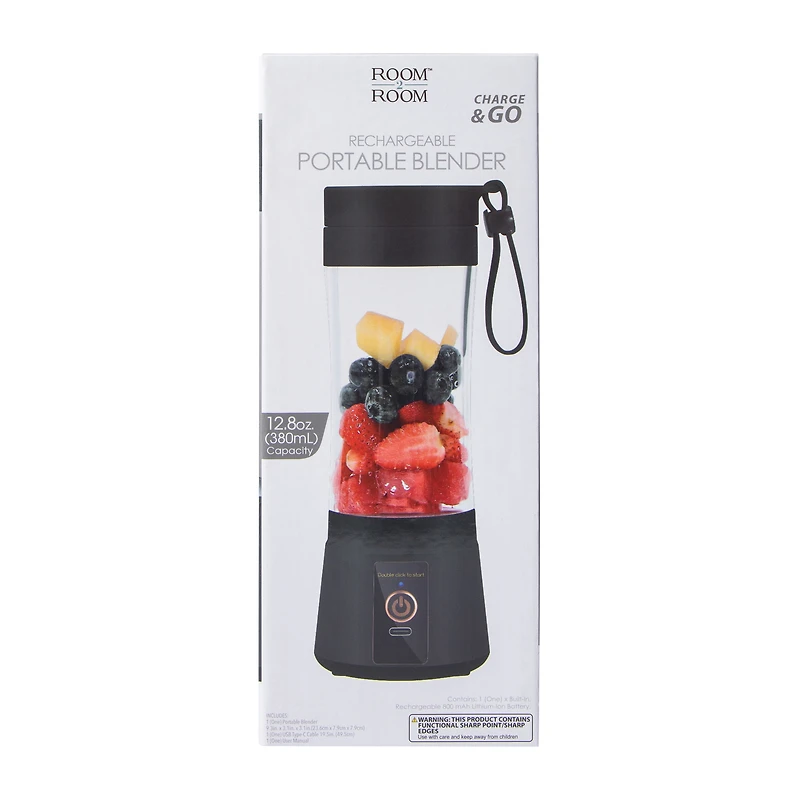 Rechargeable Portable Blender 12.8oz