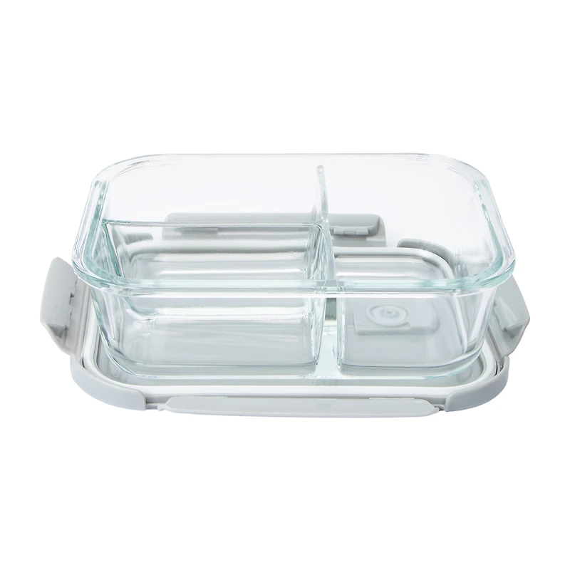 Glass Bento Box 3-Compartment