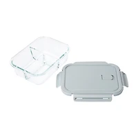 Glass Bento Box 3-Compartment