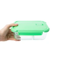 Glass Bento Box 3-Compartment