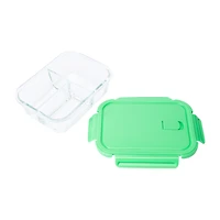 Glass Bento Box 3-Compartment