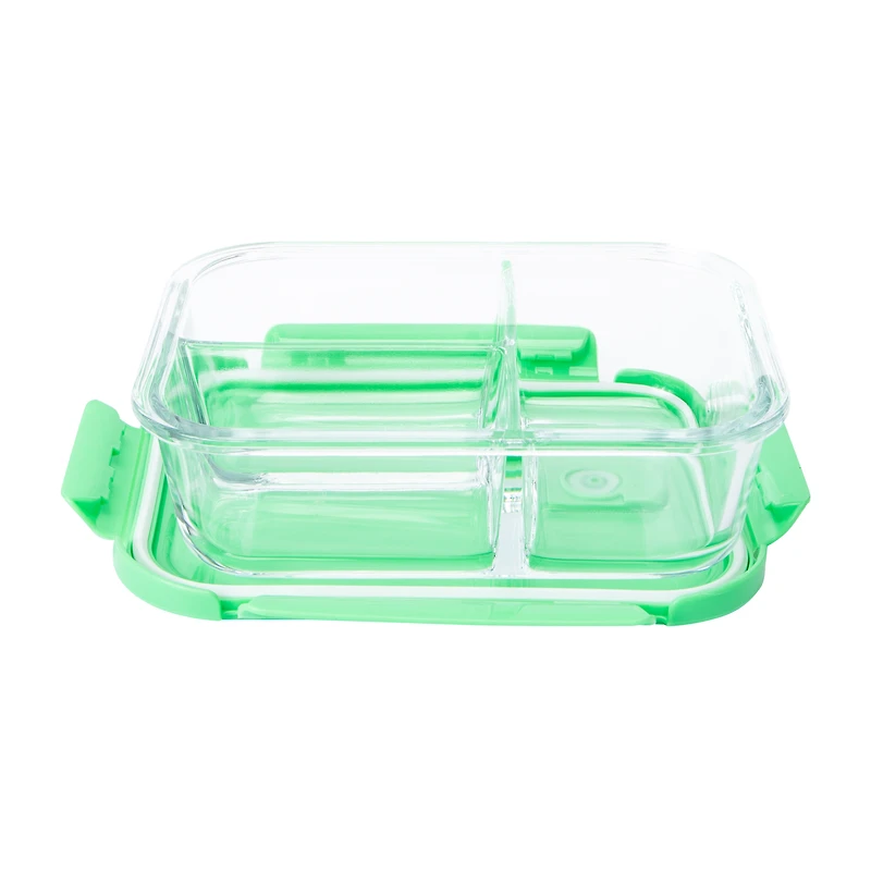Glass Bento Box 3-Compartment