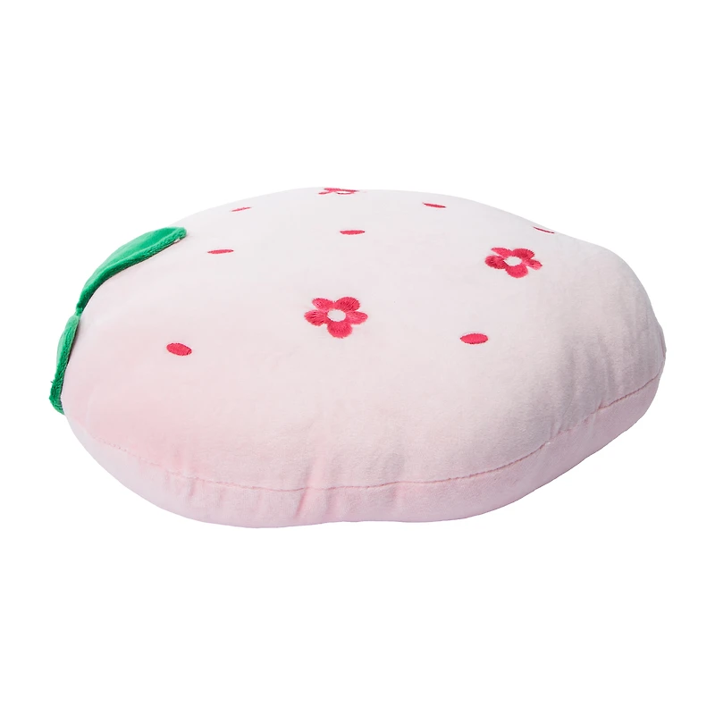 Strawberry Plush Pillow 14in x 14in