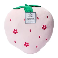 Strawberry Plush Pillow 14in x 14in