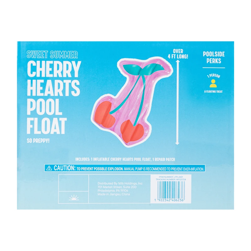 Cherry Hearts Pool Float