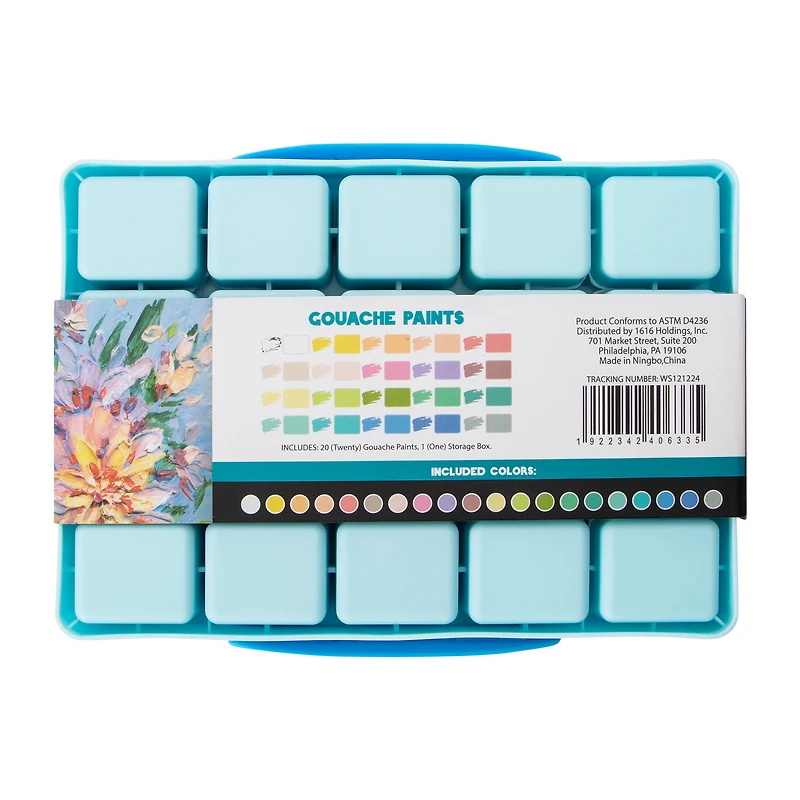 Gouache Paint Set 20-Count