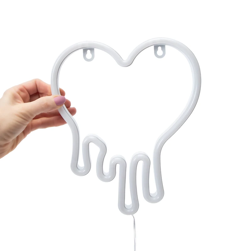 Drippy Heart LED Wall Light