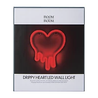Drippy Heart LED Wall Light