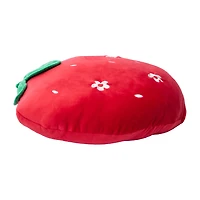 Strawberry Plush Pillow 14in x 14in