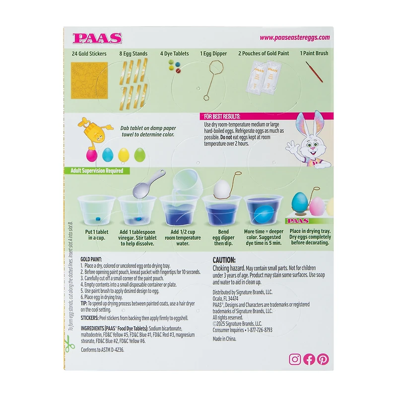 Paas® Gold Shimmer Egg Decorating Kit