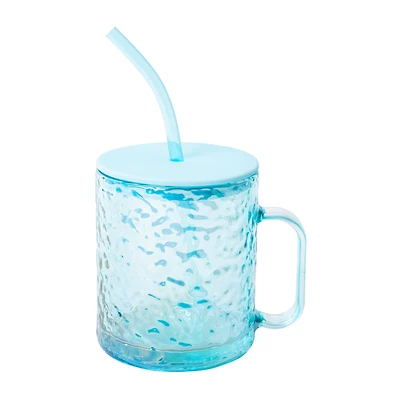 Textured Glass Sip Cup 16oz