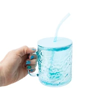 Textured Glass Sip Cup 16oz