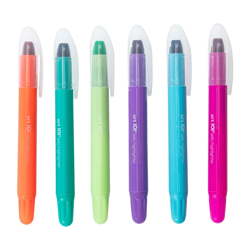 Art 101® Jelly Highlighters Neon Edition 6-Pack