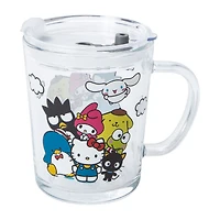 Hello Kitty And Friends® Travel Glass Mug With Slide Close Lid 14oz