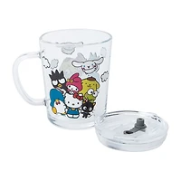 Hello Kitty And Friends® Travel Glass Mug With Slide Close Lid 14oz
