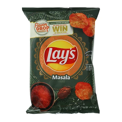 Lay's Masala Flavored Potato Chips 2.62oz