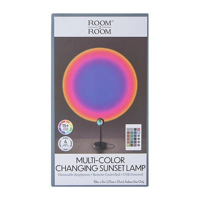 Multi-Color Changing Sunset Lamp