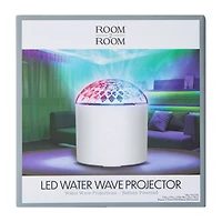 LED Battery-Powered Water Wave Projector