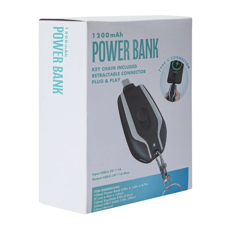 Keychain Powerbank 1200MAh