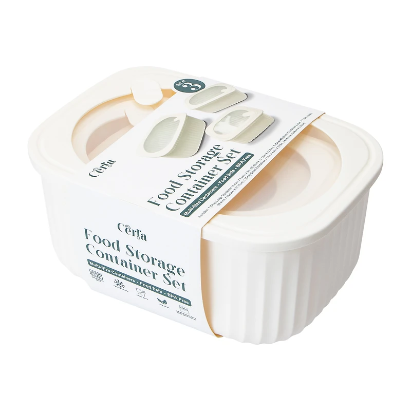 Cerra Food Storage Container 3-Set