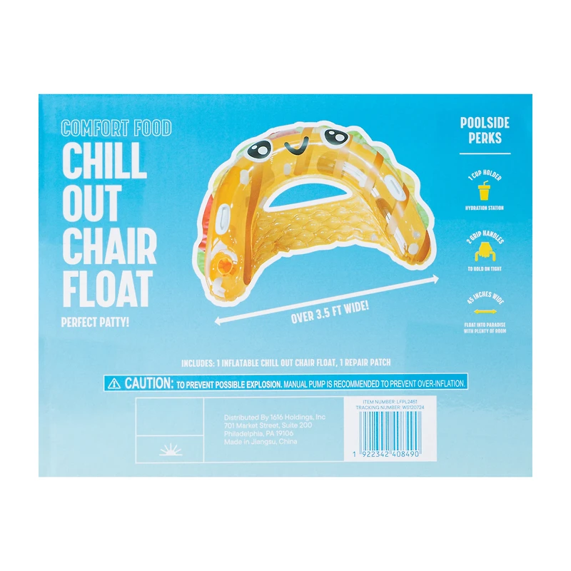 Burger Chill Out Chair Float