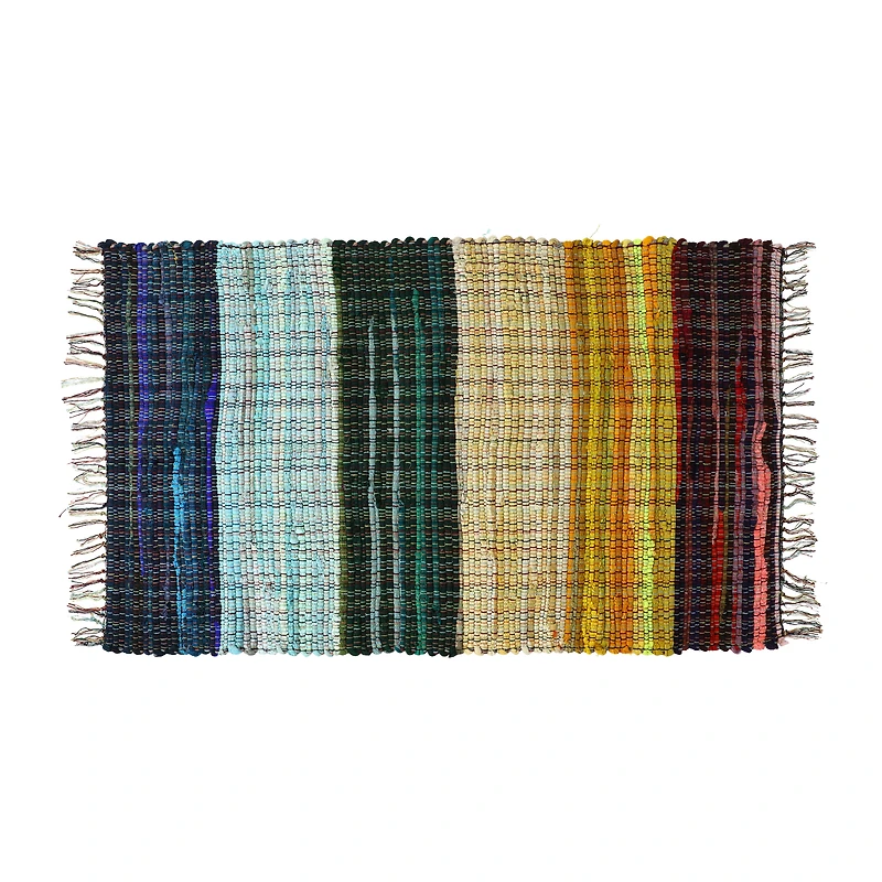 Rainbow Chindi Rug 30in x 50in