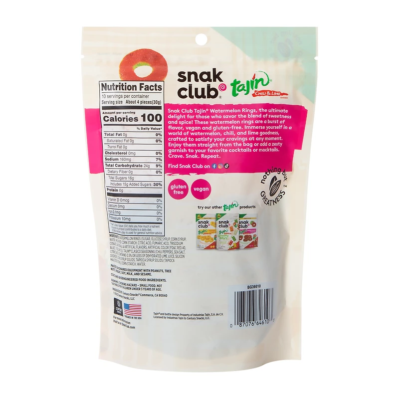 Snack Club Tajin® Watermelon Rings 11oz