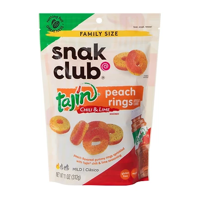 Snack Club Tajin® Peach Rings 11oz