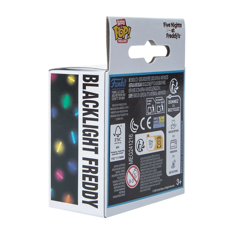Bitty Pop!® Five Nights At Freddy's® Blacklight Freddy Vinyl Figure