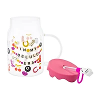 Printed Glass Sipper 27oz