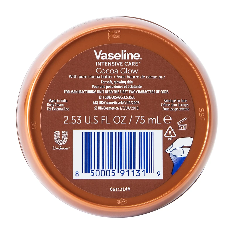 Vaseline® Cocoa Glow Body Cream 2.53oz