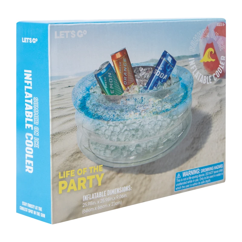 Summer On Ice Inflatable Cooler