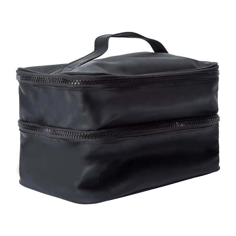 Jelly Cosmetic Dual Compartment Bag