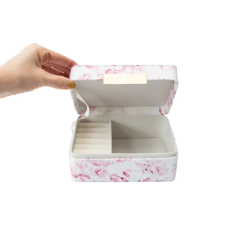 Floral Printed Jewelry Case