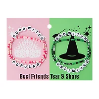 BFF Tear & Share Good Witch/Bad Witch Beaded Bracelets 2-Pack