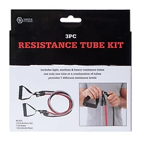 Series-8 Fitness™ Resistance Tube Kit 3-Pack