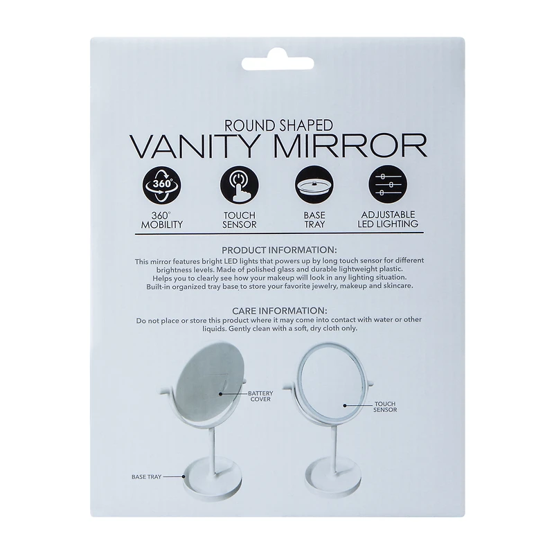 Round Shaped Vanity Mirror