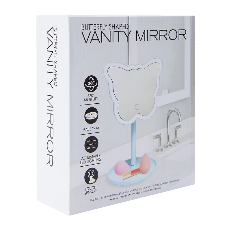 Butterfly Shaped Vanity Mirror
