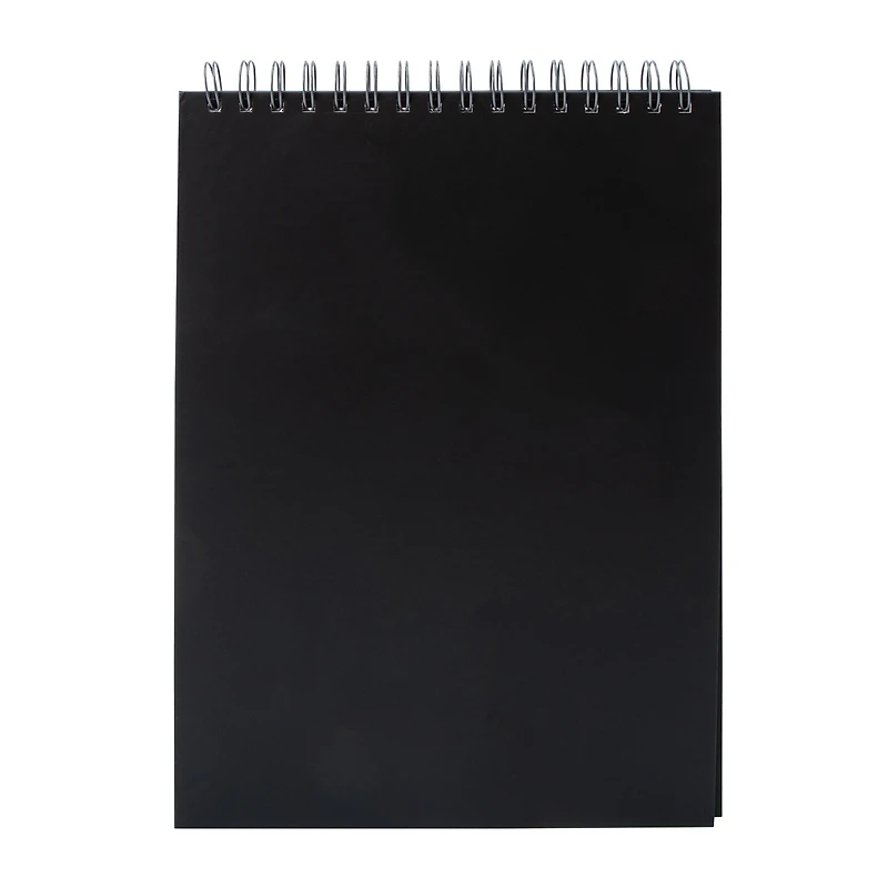 Black Drawing Paper Pad 9in x 12in