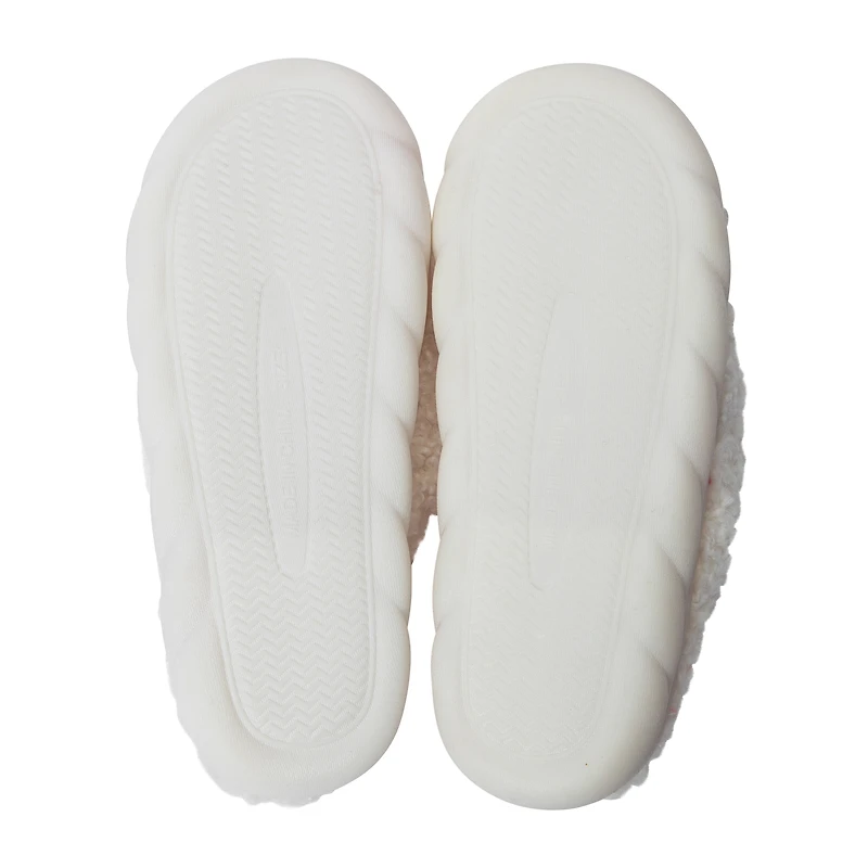 Ladies Fluffy Cherry Slippers