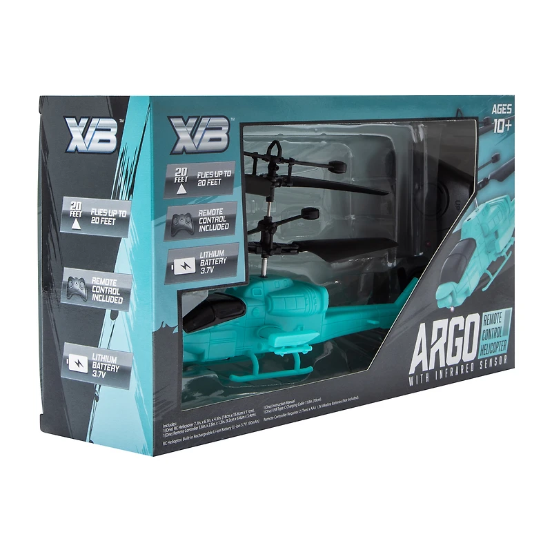 XVB™ Argo Remote Control Helicopter With Infrared Sensor