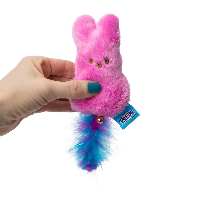 Peeps® Fluffy Plush Cat Toy 2-Pack