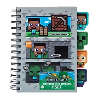 Minecraft Notebook With Dividers Set