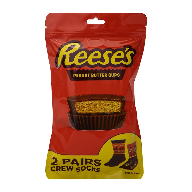 Reese's Peanut Butter Cups Crew Socks 2-Pack