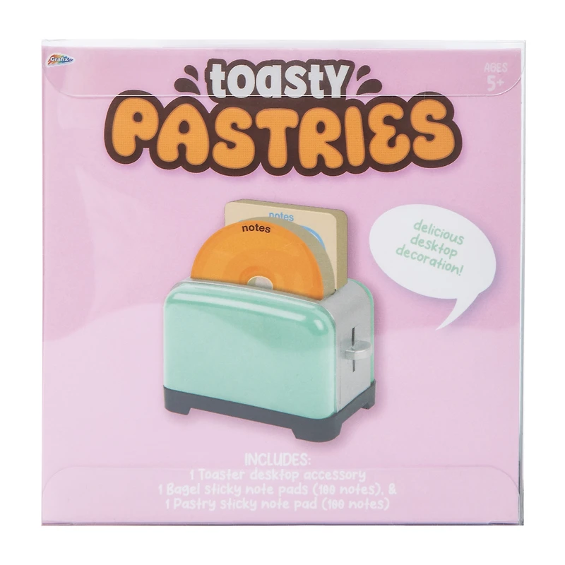 Toasty Pastries Pastry Sticky Notes Set
