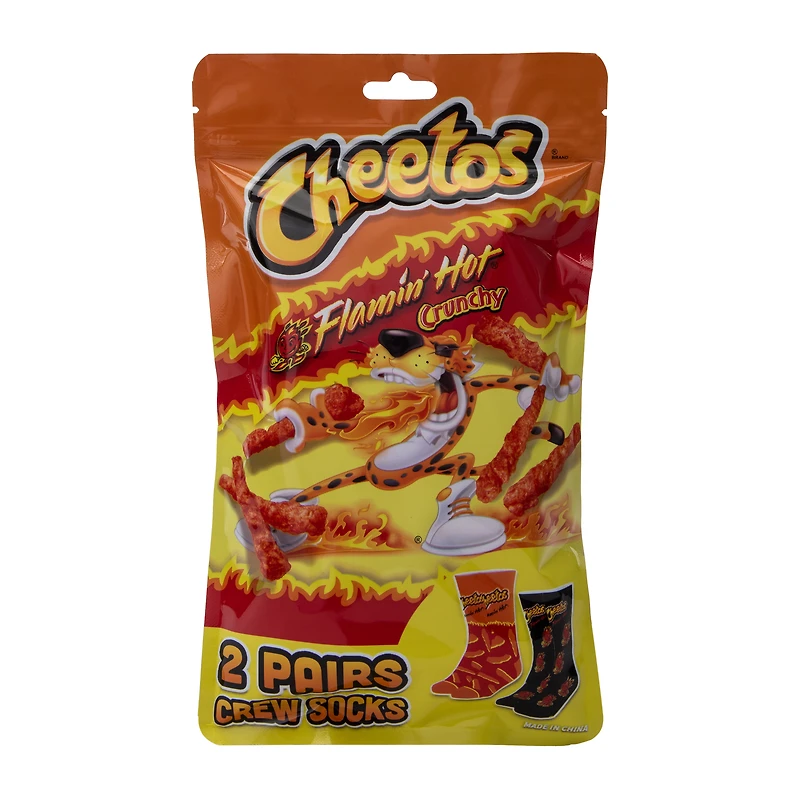 Cheetos® Flamin' Hot Crunchy Crew Socks 2-Pairs