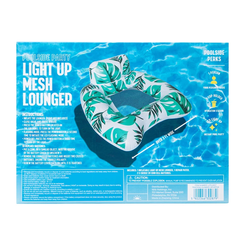 Light Up Mesh Lounger