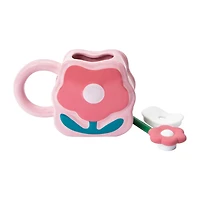 Ceramic Flower Sipper Mug